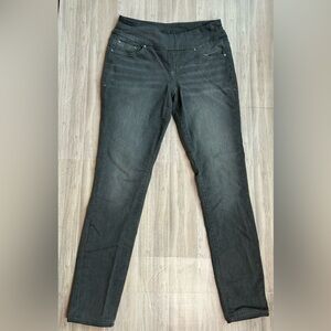 Jag Jeans high rise skinny stretch flat front jeans size 6/28 Gray wash